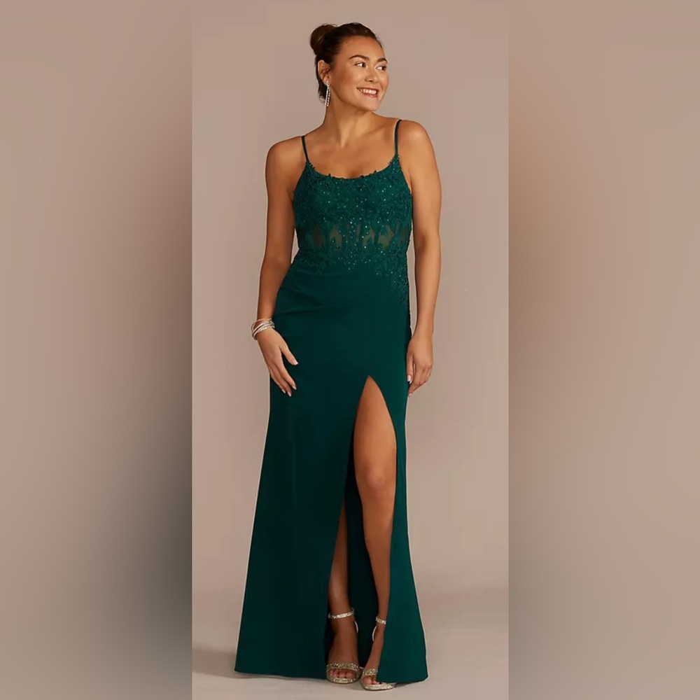 091 Elegant blue Evening Gown